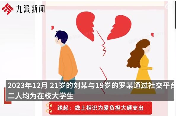 大学生恋爱四个月花费近60万