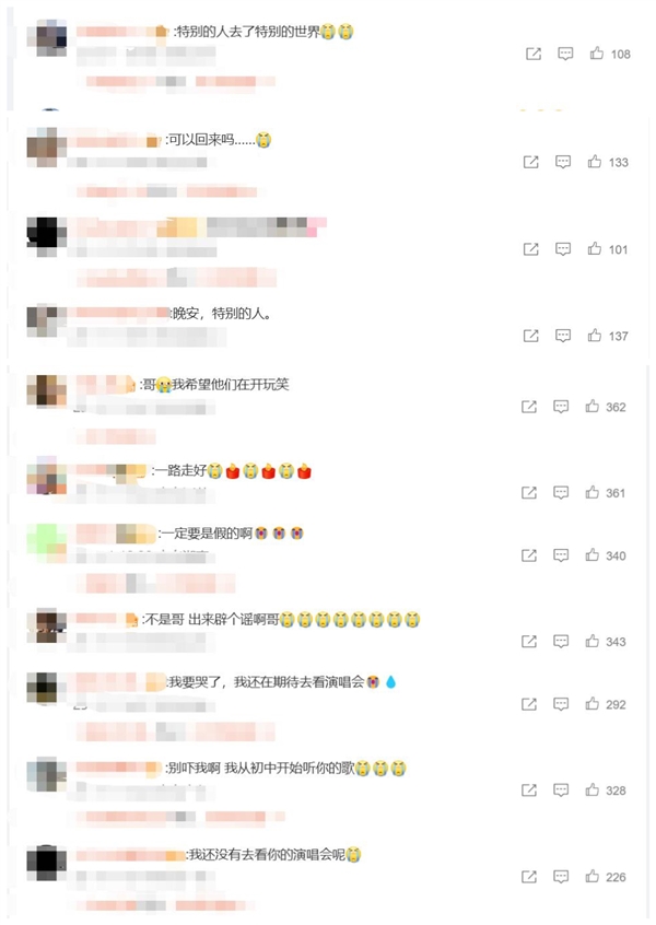 世界上少了一个特别的人