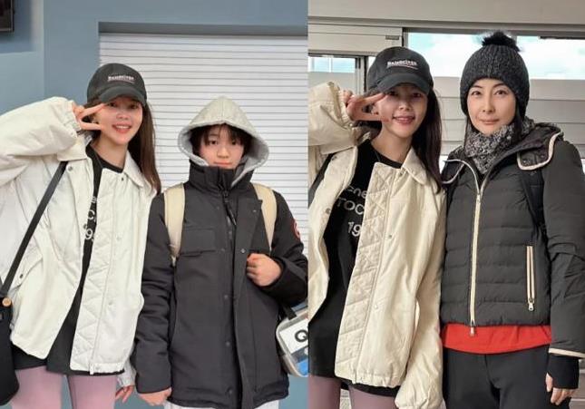 全红婵坐郭晶晶怀里合影笑开花