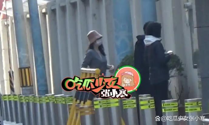 章子怡低调接儿子放学