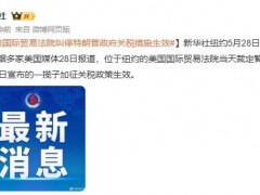 美国法院叫停特朗普关税政策 特朗普无权以“贸易失衡”为由对其他国家加征全面关税（图）