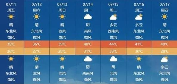 热热热！河南下周最高温度达44℃