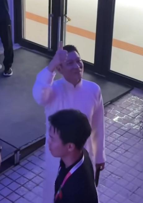 刘德华亮相全运会开幕式彩排