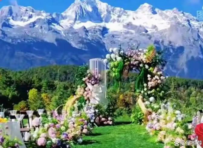 霍启仁在玉龙雪山举办婚礼